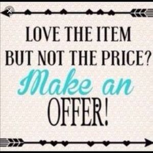 Accepting all reasonable offers 😃